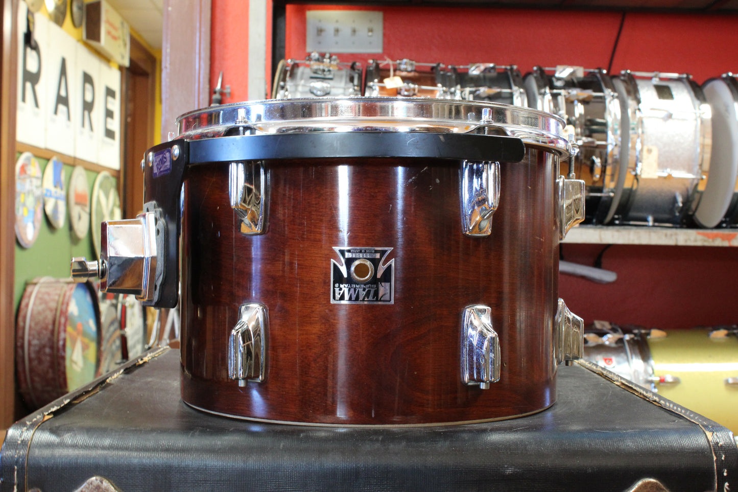1980s Tama 9x13 Superstar Tom in Super Mahogany