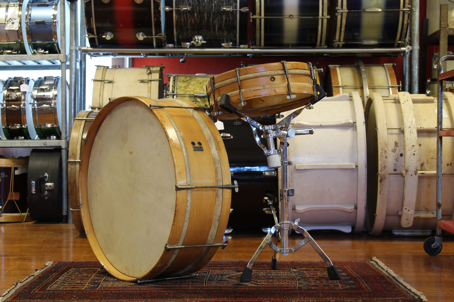 1930's Gretsch American 6"x23" & 4"x13.25" in Natural Maple