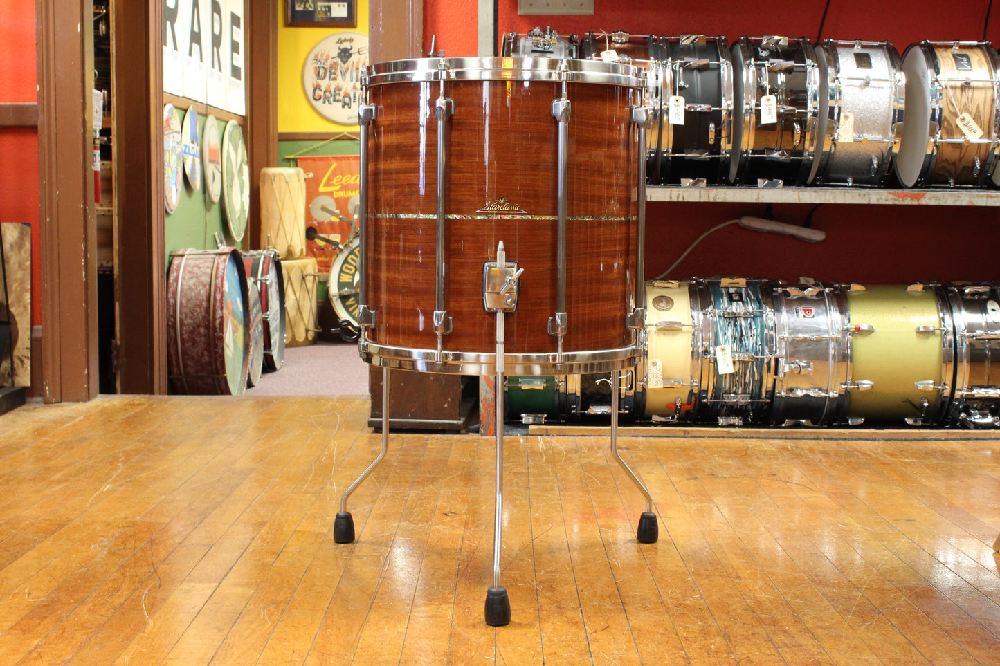 2000s Tama Starclassic Omnitune in Natural Bubinga 18x22 9x12 16x16 6.5x14