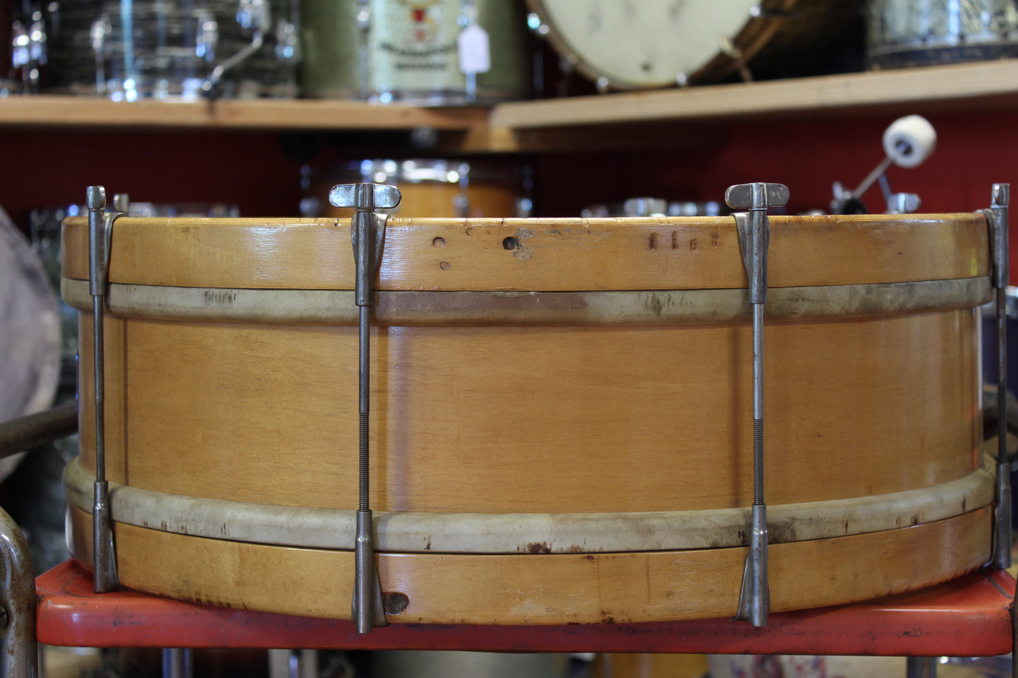 1930's Gretsch American 6"x23" & 4"x13.25" in Natural Maple