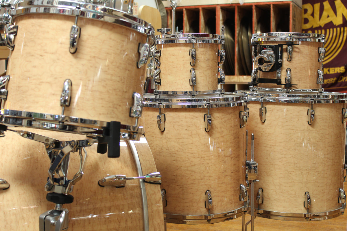 Pearl Masters Maple in Birdseye 7x8 8x10 9x12 14x14 16x16 18x22