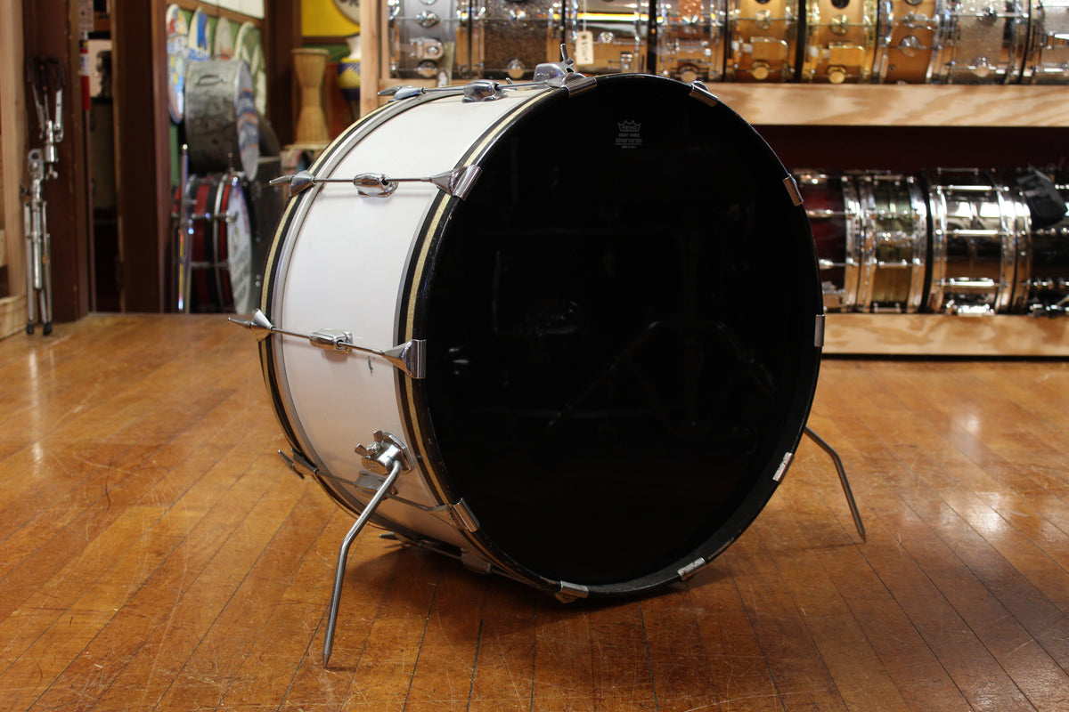 1950s/60s Slingerland Outfit in Matte White 12x22 9x13 16x16 5.5x14