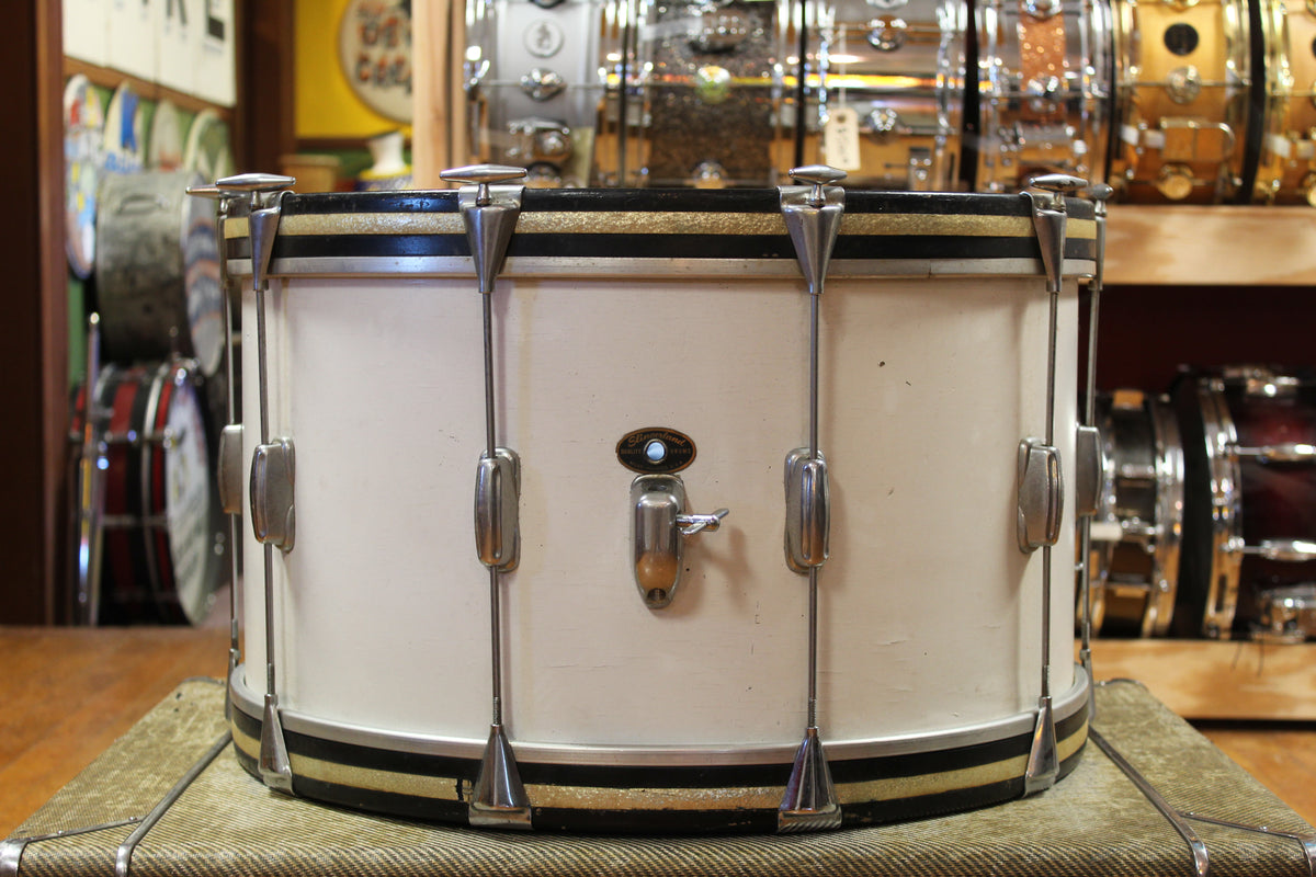 1950s/60s Slingerland Outfit in Matte White 12x22 9x13 16x16 5.5x14