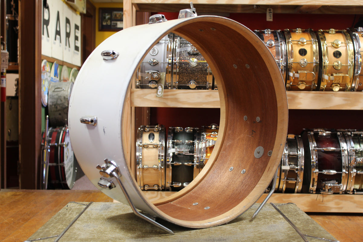 1950s/60s Slingerland Outfit in Matte White 12x22 9x13 16x16 5.5x14