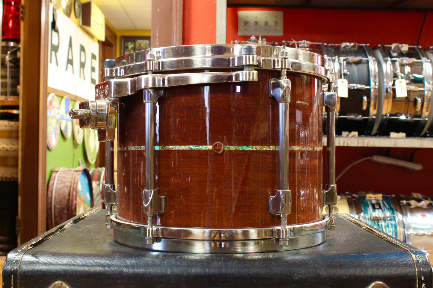 2000s Tama Starclassic Omnitune in Natural Bubinga 18x22 9x12 16x16 6.5x14