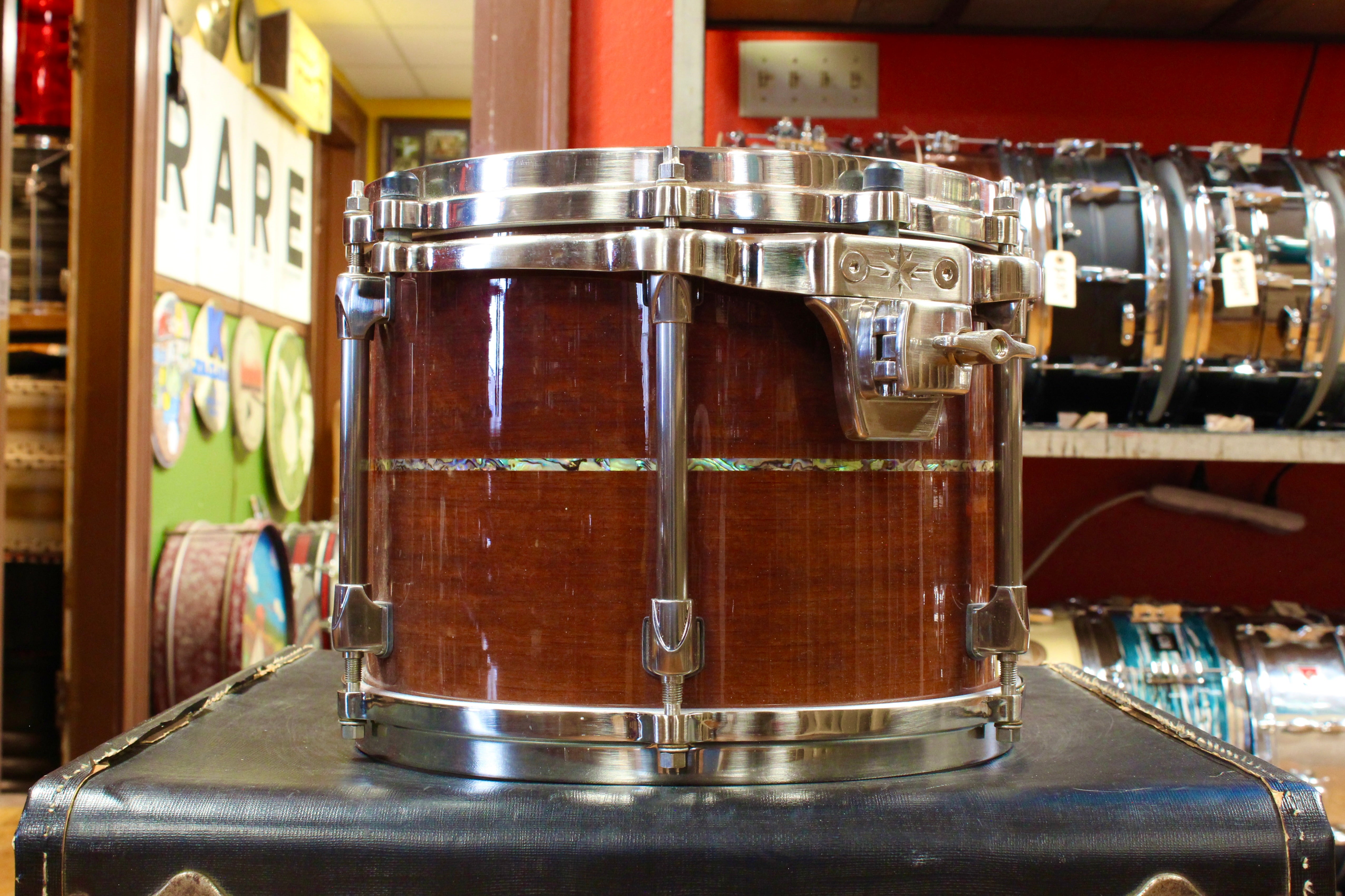 2000s Tama Starclassic Omnitune in Natural Bubinga 18x22 9x12
