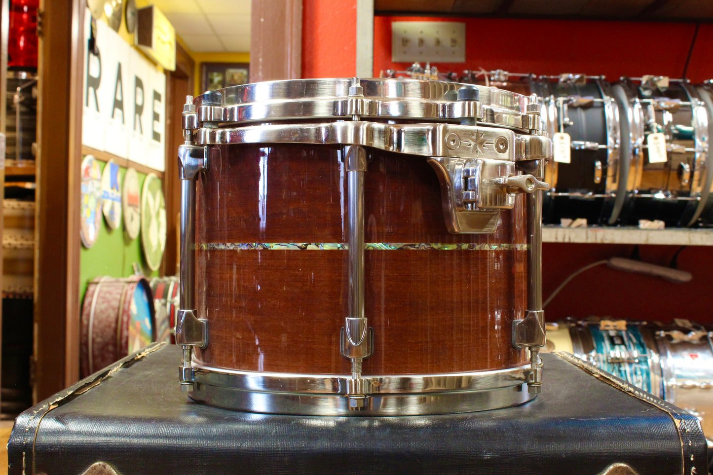 2000s Tama Starclassic Omnitune in Natural Bubinga 18x22 9x12 16x16 6.5x14