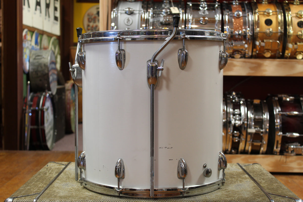 1950s/60s Slingerland Outfit in Matte White 12x22 9x13 16x16 5.5x14