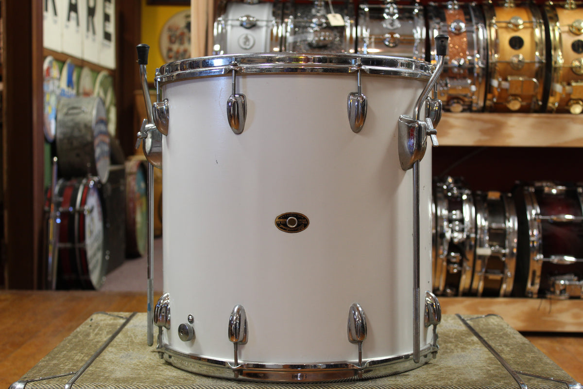 1950s/60s Slingerland Outfit in Matte White 12x22 9x13 16x16 5.5x14
