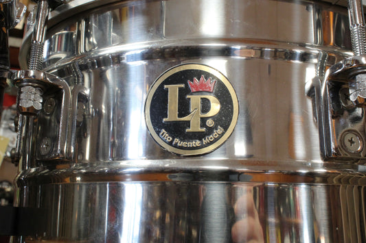 LP Signature Tito Puente 13" and 14" Timbales with Stand