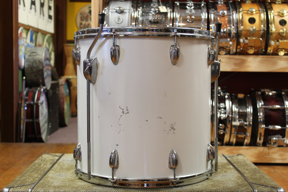 1950s/60s Slingerland Outfit in Matte White 12x22 9x13 16x16 5.5x14