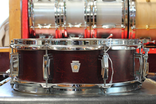 2000's Ludwig 5"x14" USA Club Date Snare Drum in Cherry Lacquer