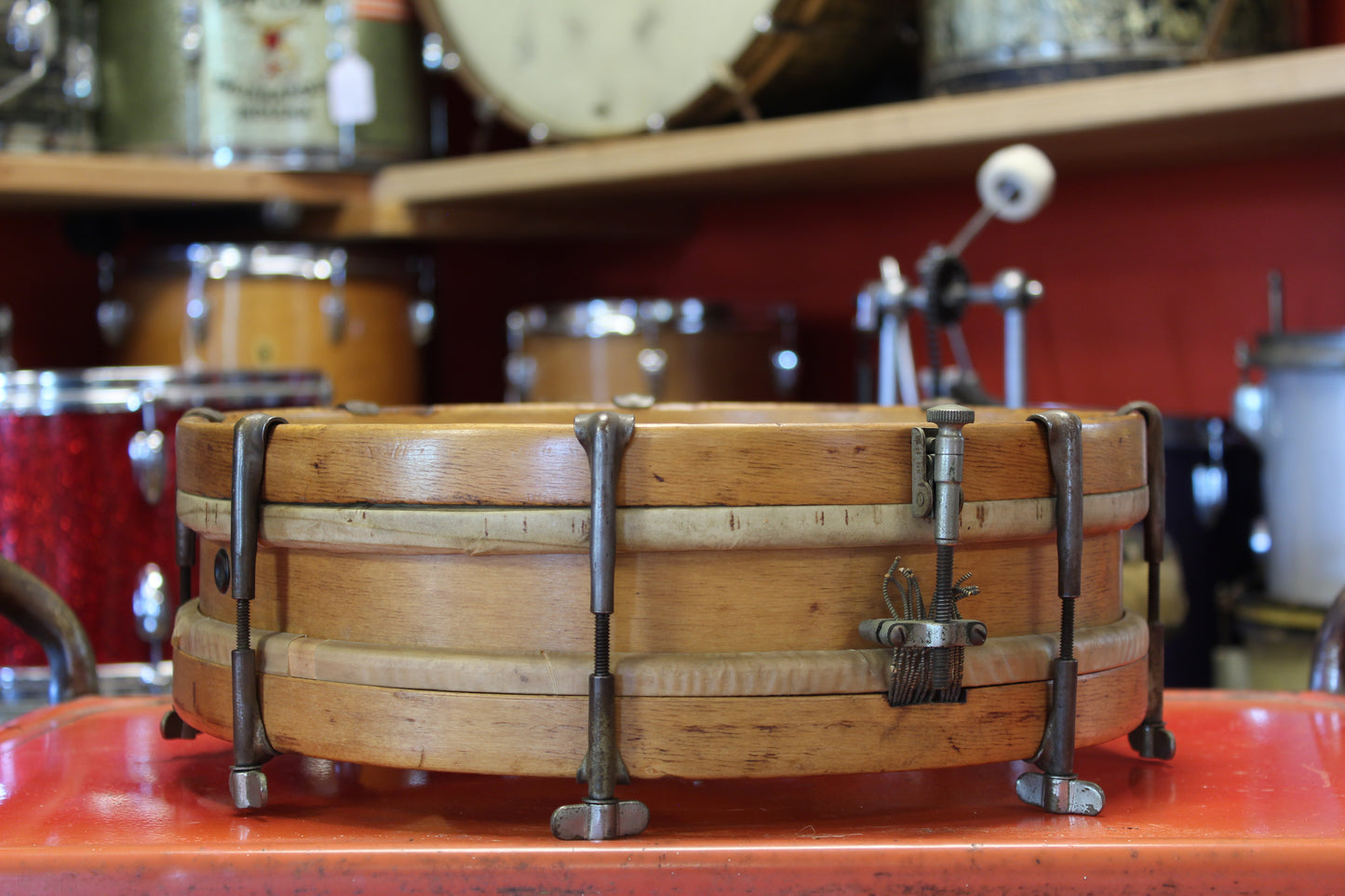 1930's Gretsch American 6"x23" & 4"x13.25" in Natural Maple