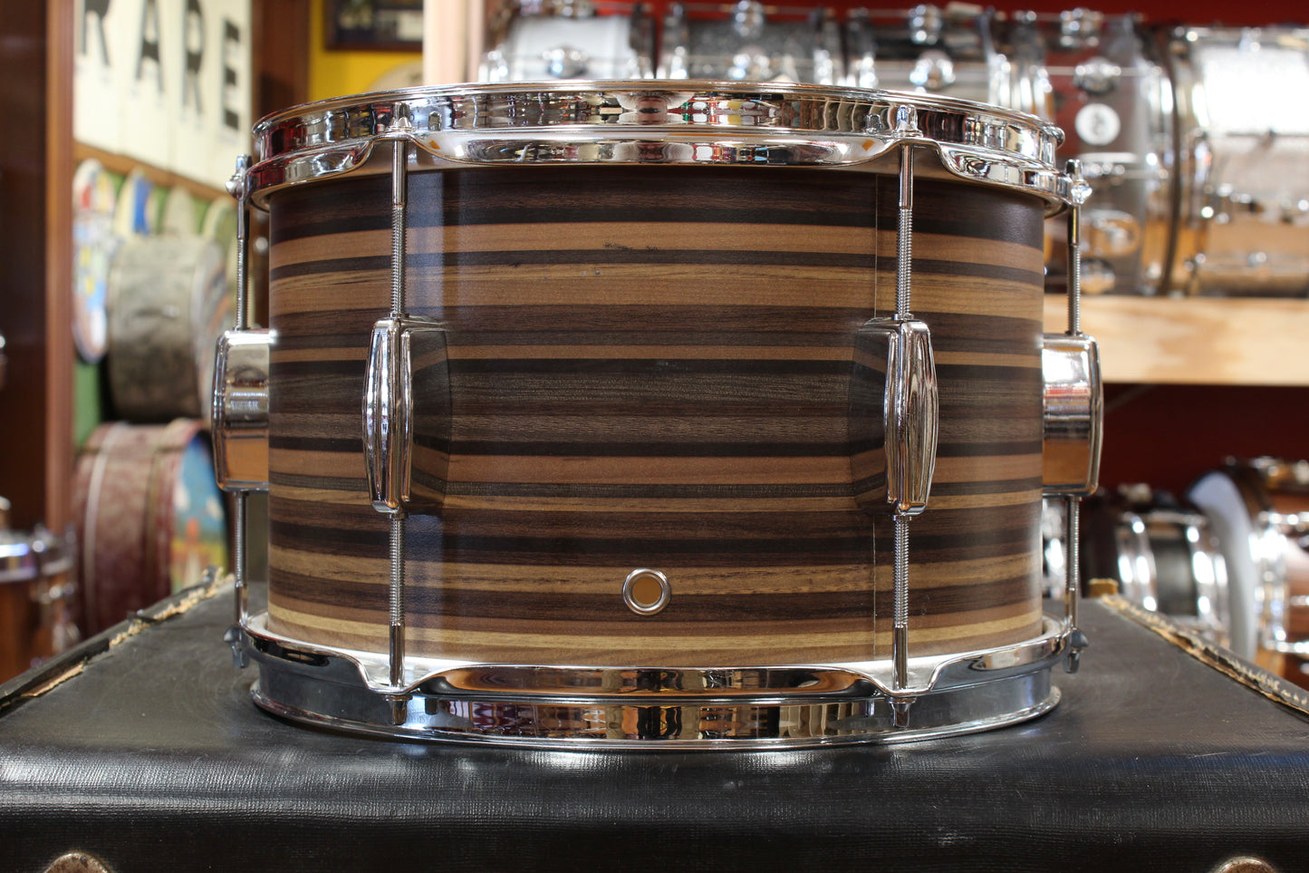 C&C Drum Company Player Date II Outfit in Brown Oyster 14x22 8x12 15x16
