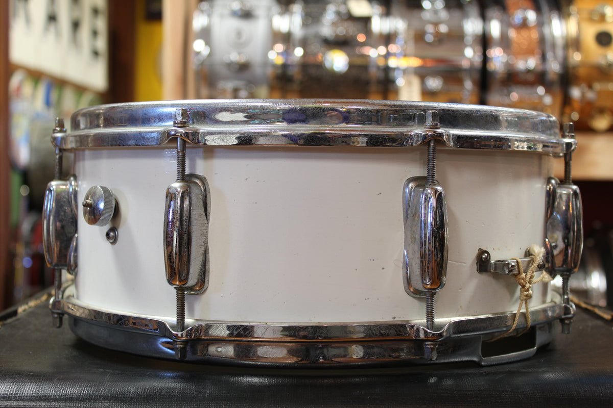 1950s/60s Slingerland Outfit in Matte White 12x22 9x13 16x16 5.5x14