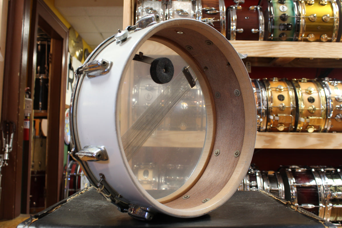 1950s/60s Slingerland Outfit in Matte White 12x22 9x13 16x16 5.5x14