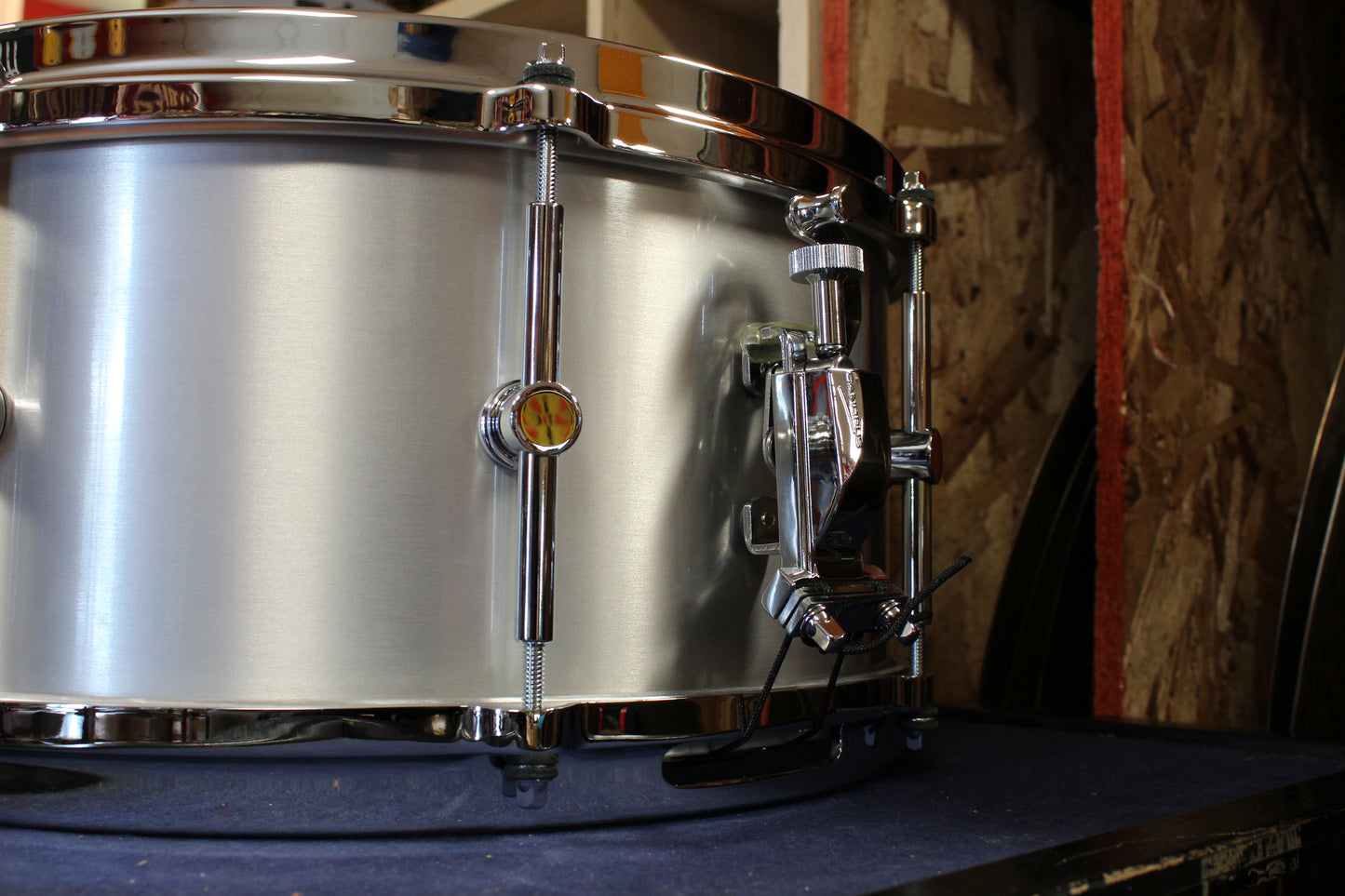 Canopus Takashi Kashikura Toe 25th Anniv. Model 6.5”X14” Aluminum Snare Drum