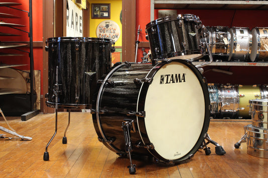 Tama Starclassic Maple in Black Clouds & Silver Linings 14x22 16x16 9x13