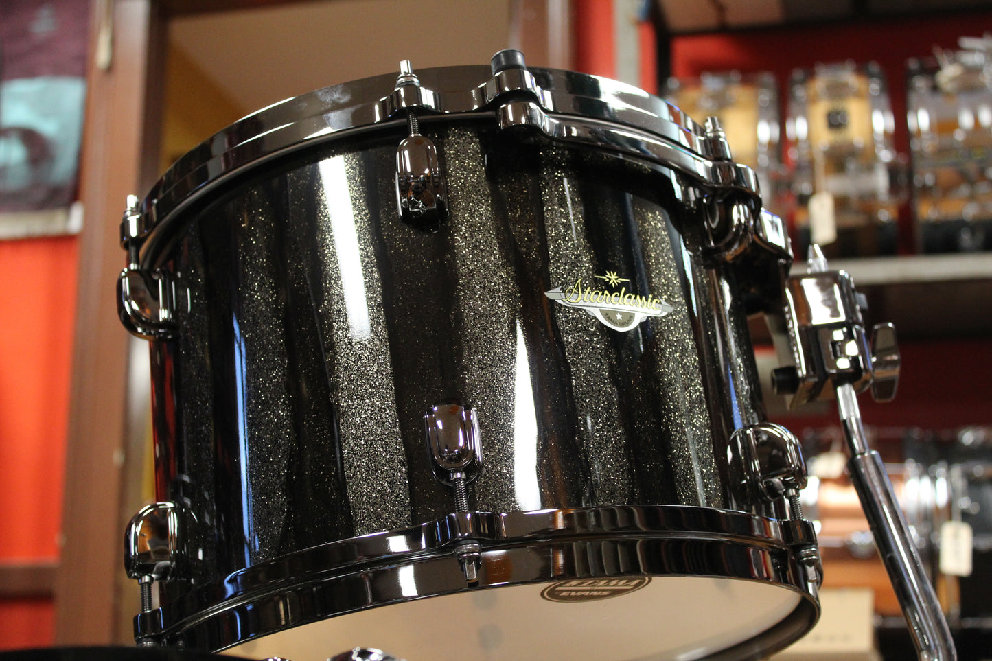 Tama Starclassic Maple in Black Clouds & Silver Linings 14x22 16x16 9x13