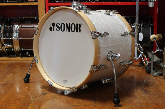 Sonor AQ2 Bass Drum 14x18 with Mount - White Pearl