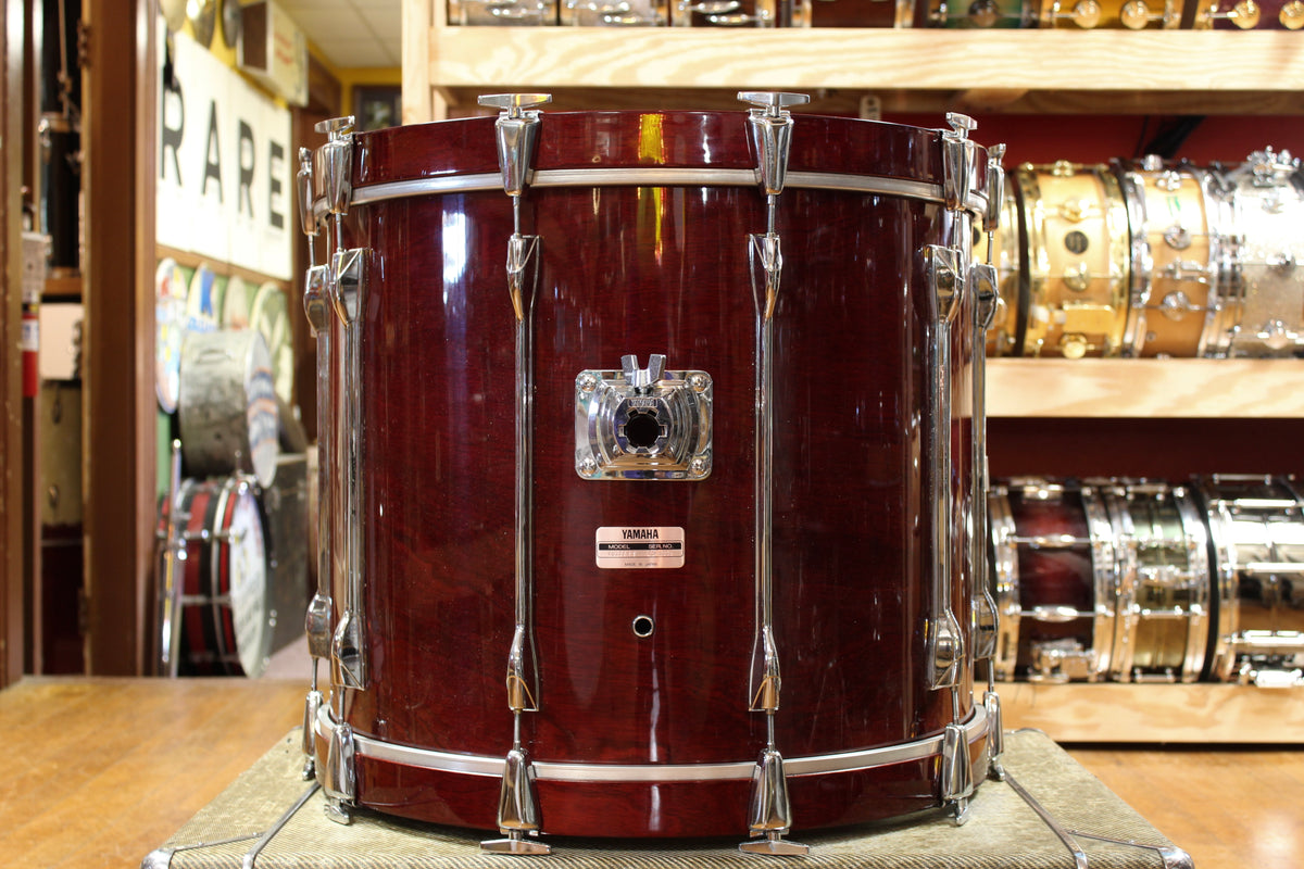1980s Yamaha 18x22 Recording Custom Bass Drum in High Gloss Cherry