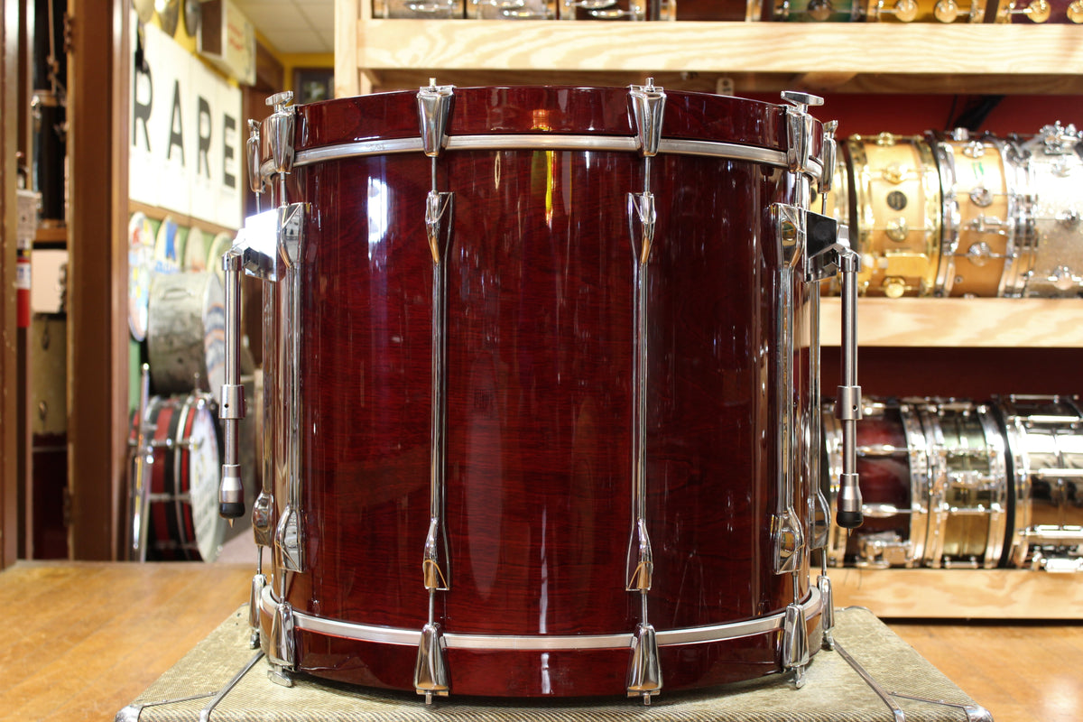 1980s Yamaha 18x22 Recording Custom Bass Drum in High Gloss Cherry