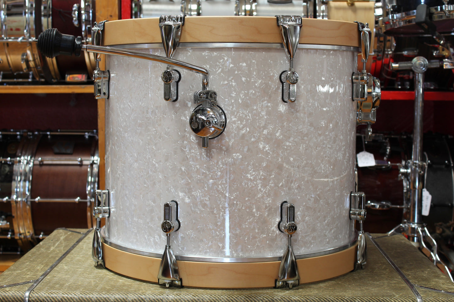 Sonor AQ2 Bass Drum 14x18 with Mount - White Pearl