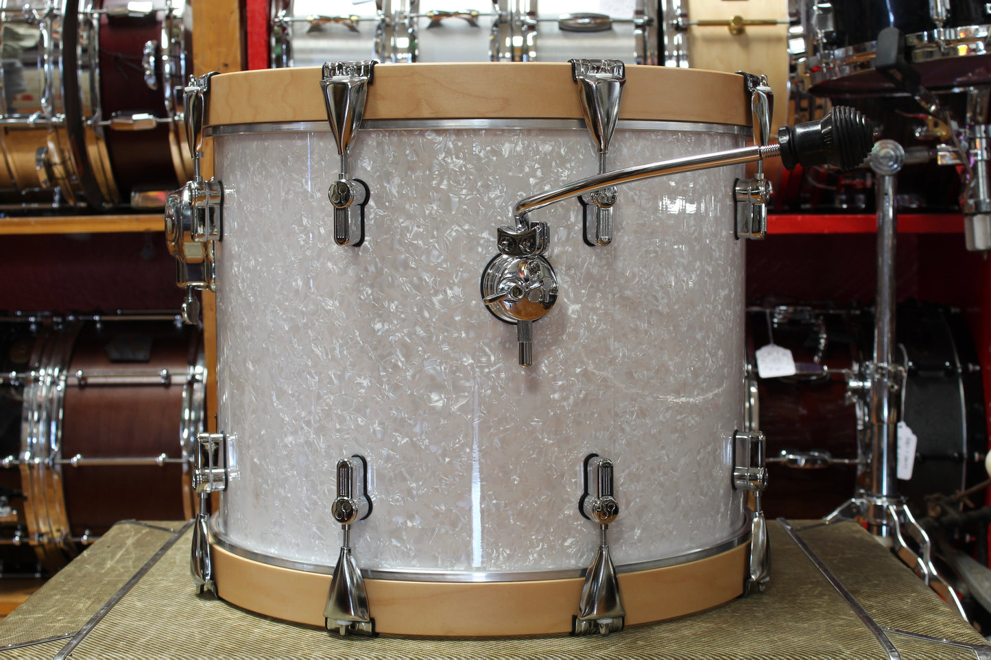 Sonor AQ2 Bass Drum 14x18 with Mount - White Pearl