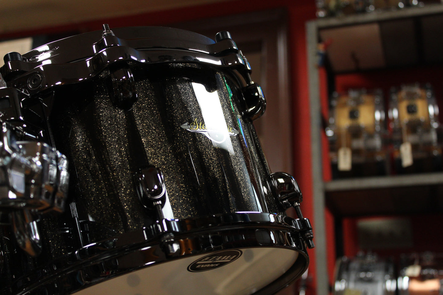 Tama Starclassic Maple in Black Clouds & Silver Linings 14x20 14x14 8x12