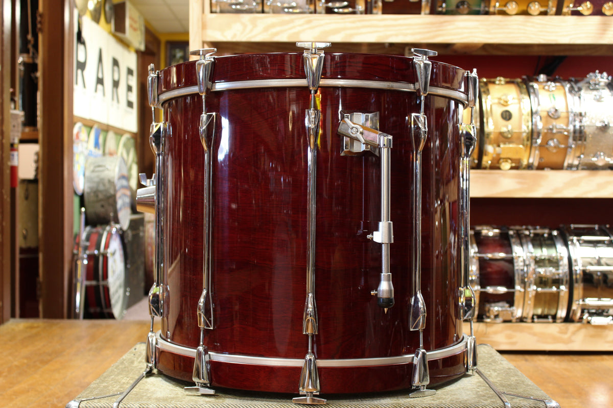 1980s Yamaha 18x22 Recording Custom Bass Drum in High Gloss Cherry