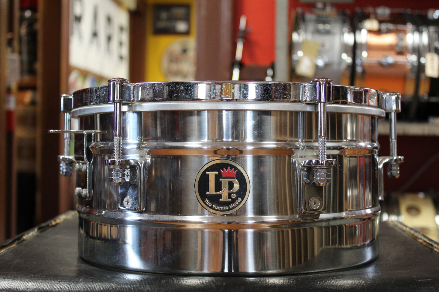 LP Signature Tito Puente 13" and 14" Timbales with Stand