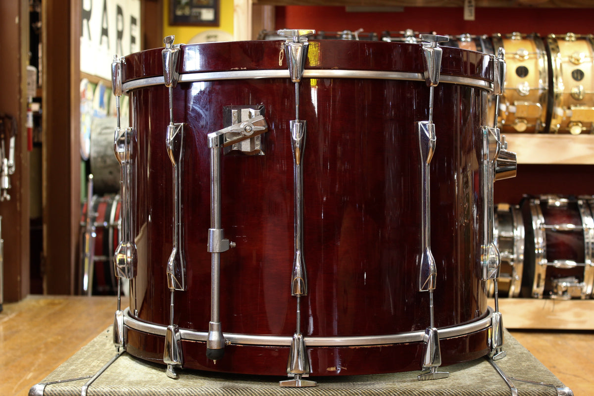 1980s Yamaha 16x24 Recording Custom Bass Drum in High Gloss Cherry