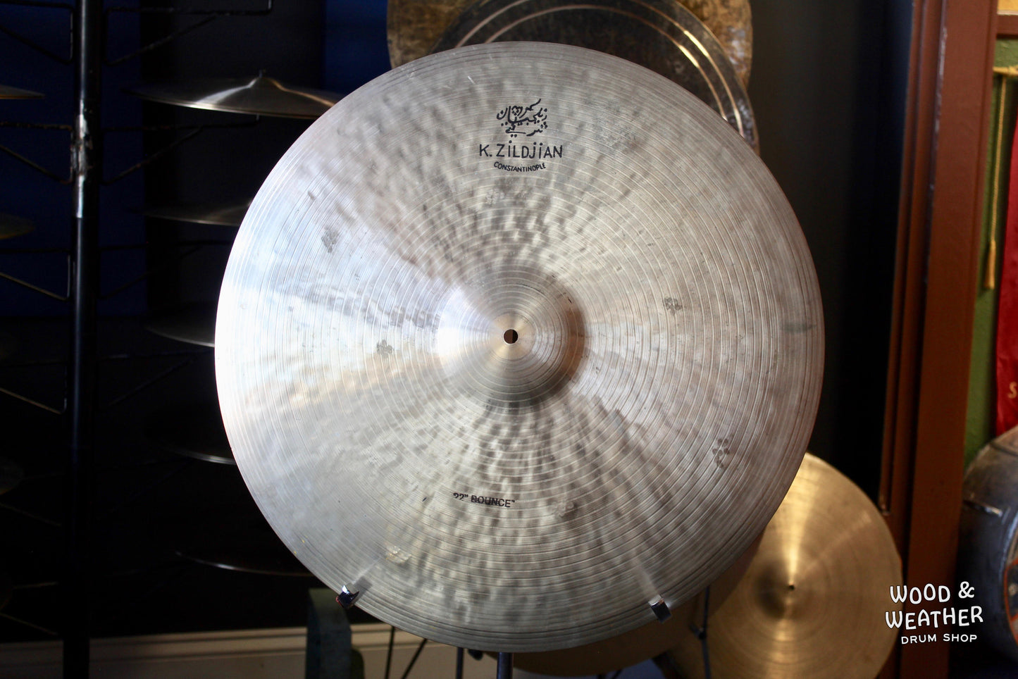 Used Zildjian 22" K Constantinople Bounce Ride Cymbal 2440g