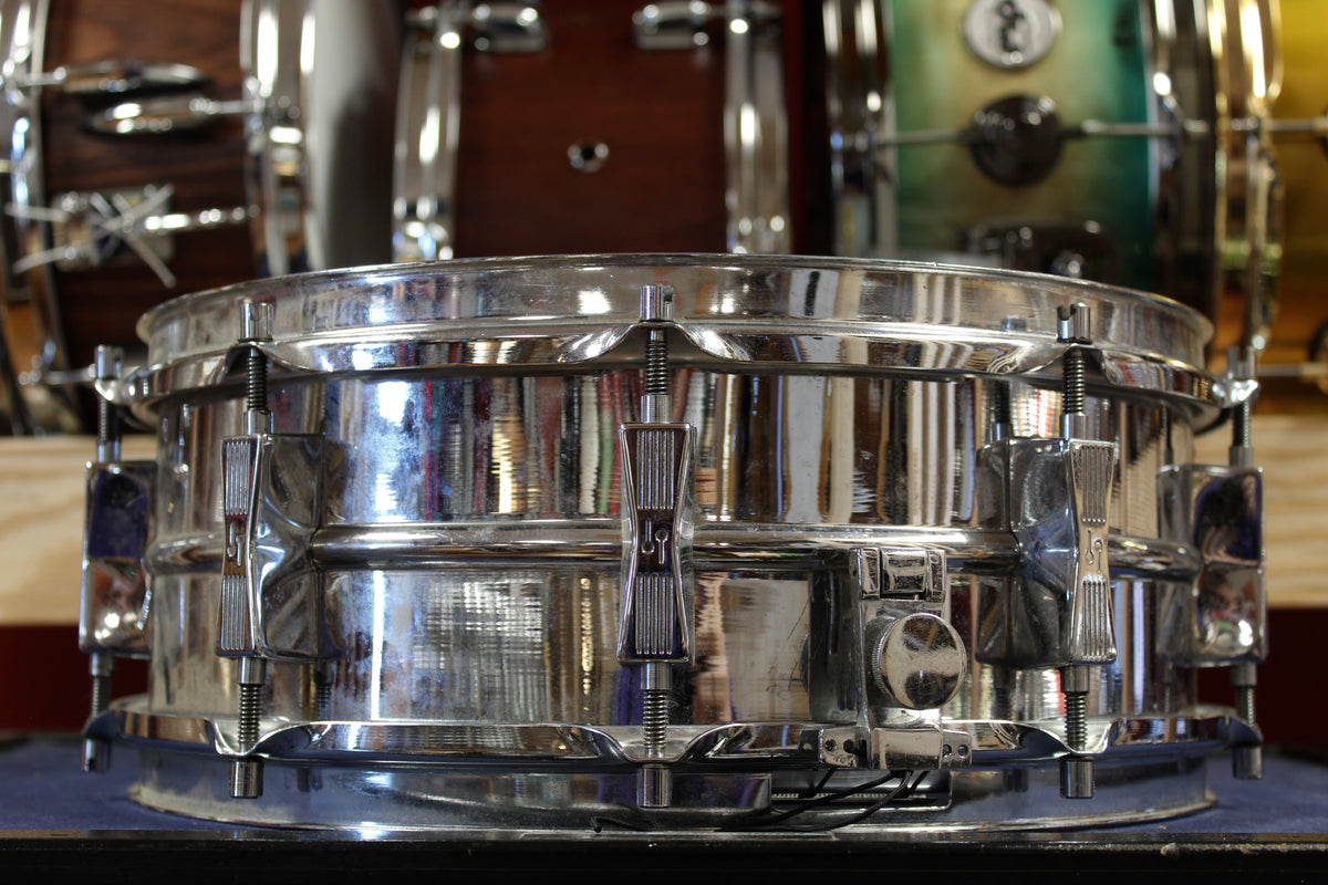 1970s Sonor 5x14 D555 Model Snare Drum in Steel