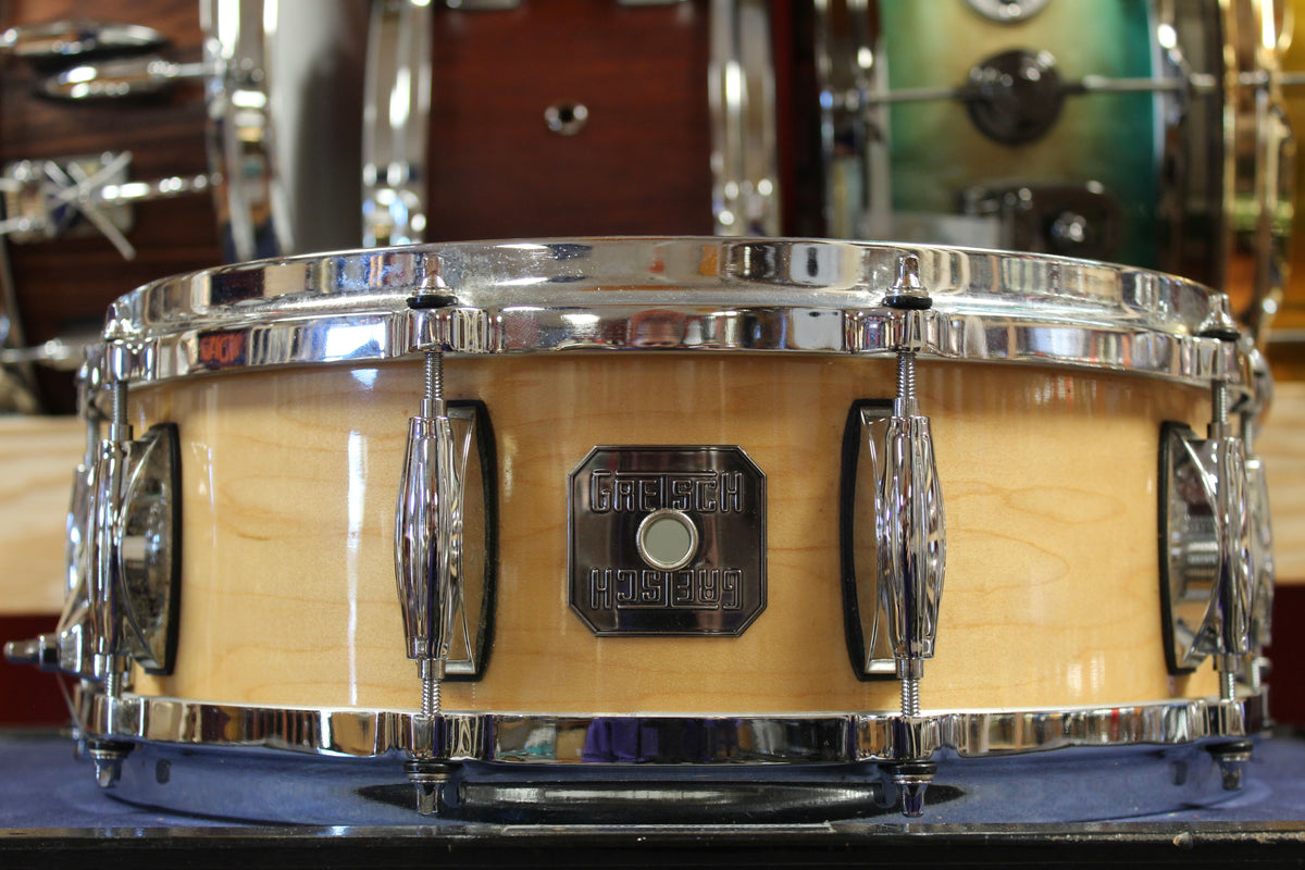 Gretsch USA 5x14 Square Badge Snare Drum in Natural Maple