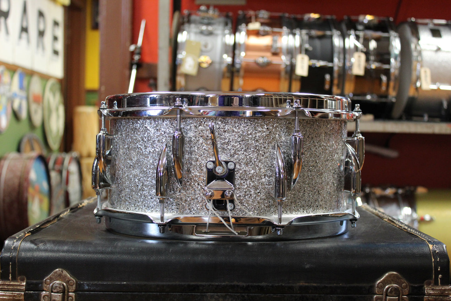 Sonor 6x13 Vintage Series Snare Drum in Silver Glitter