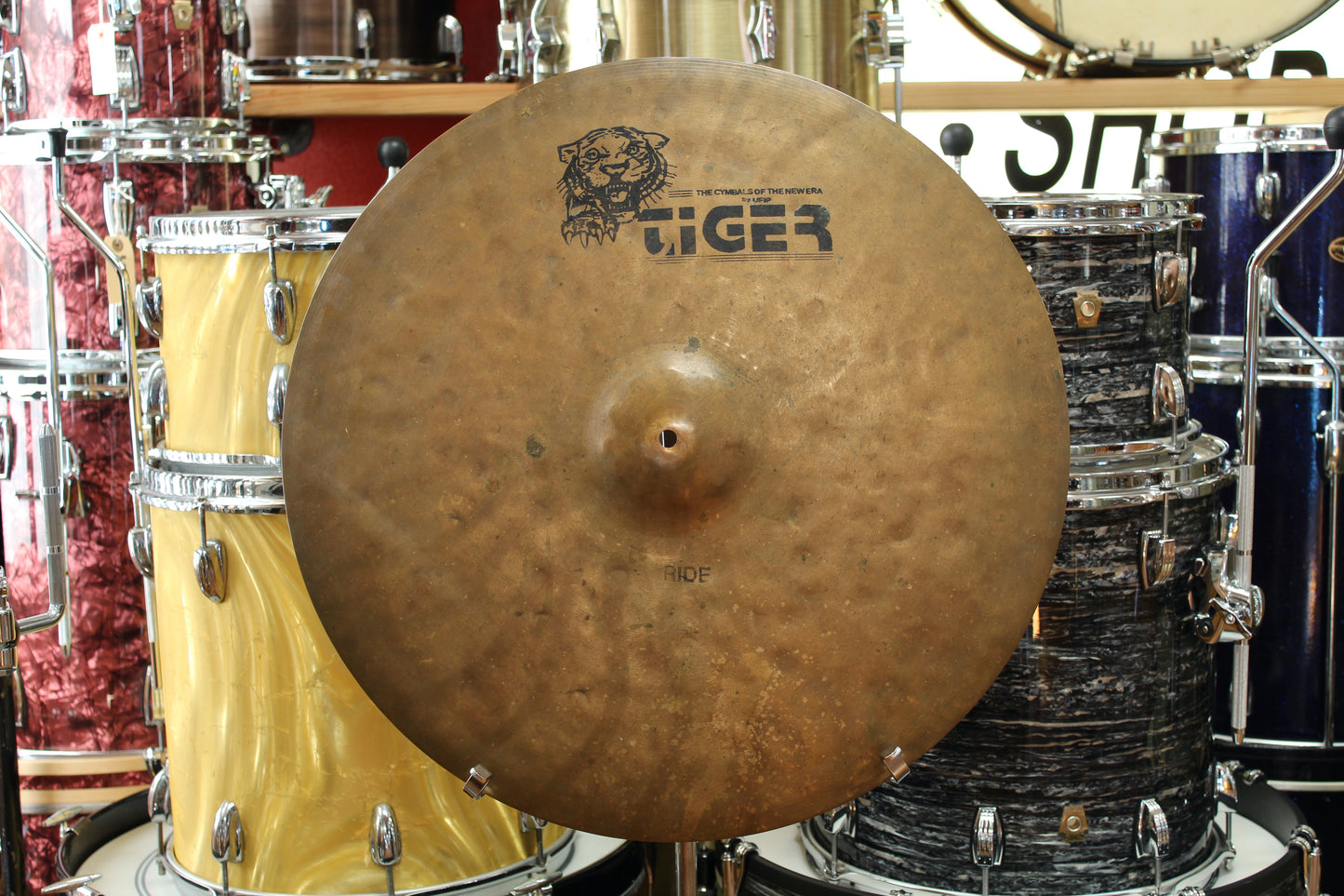 Vintage UFIP 22" Tiger Ride 3029g