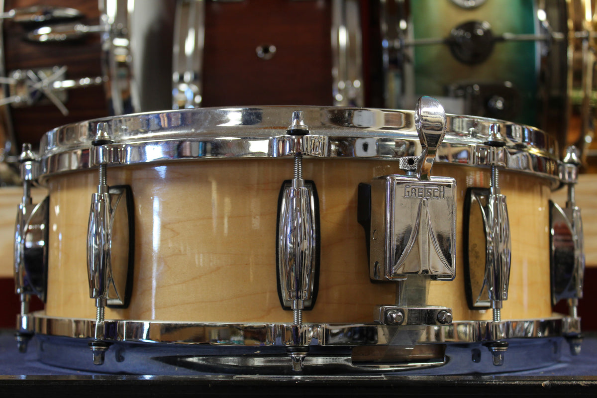 Gretsch USA 5x14 Square Badge Snare Drum in Natural Maple