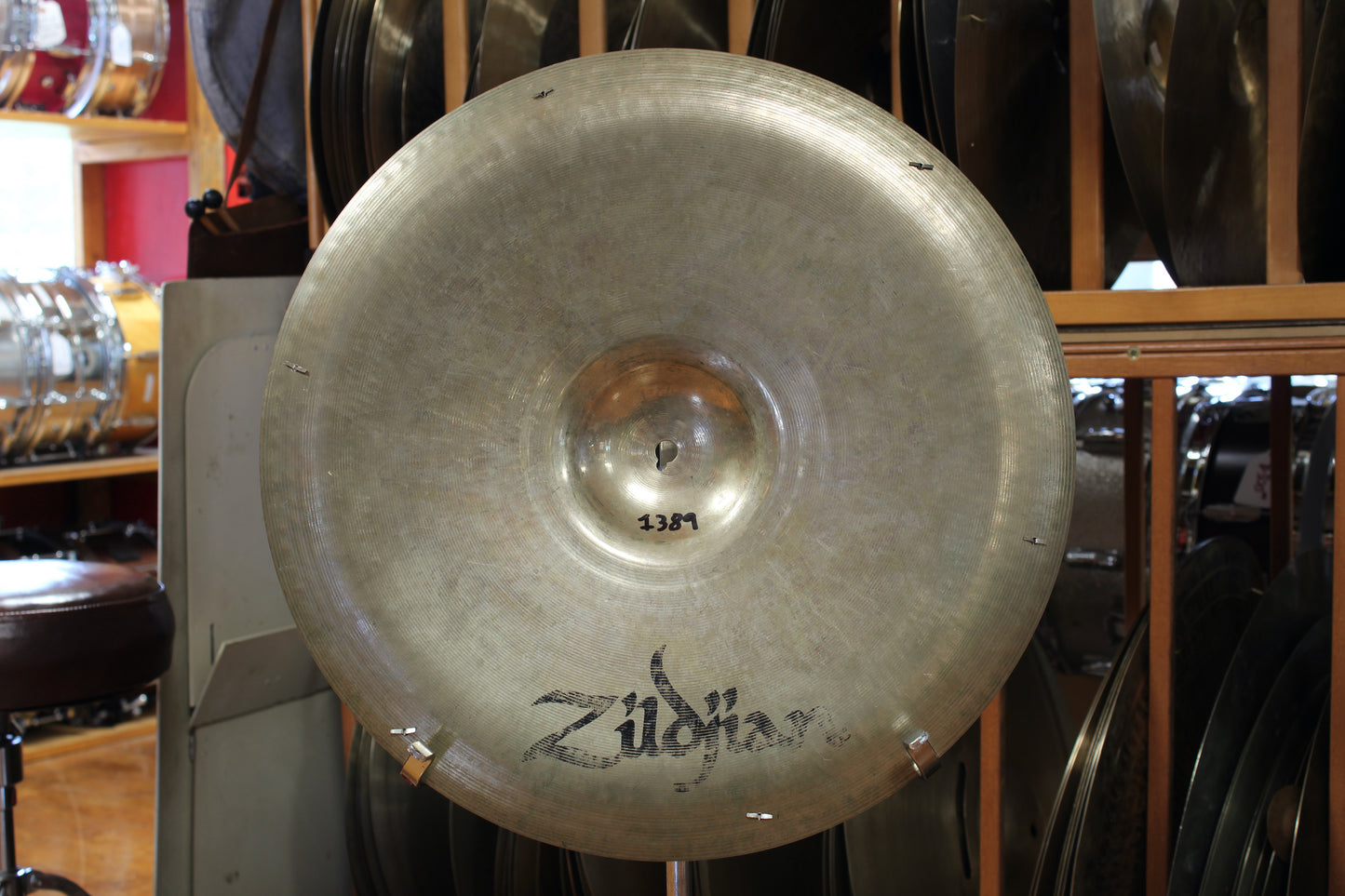 1997 Zildjian 18" A Custom Swish w/ Rivets 1389g