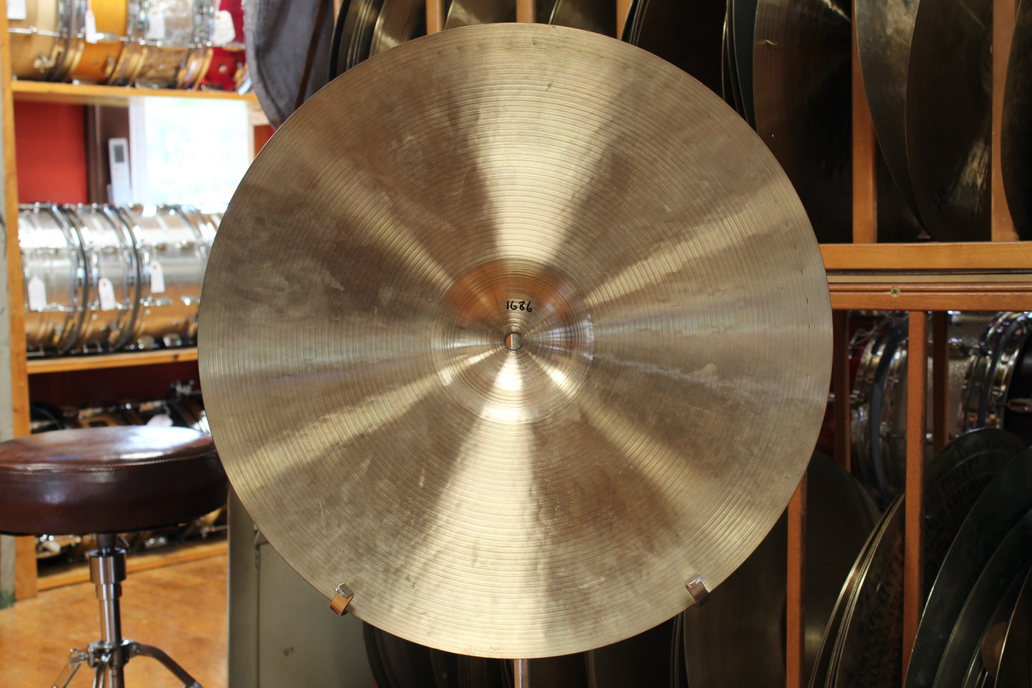 1970s Paiste Ludwig Standard 20" Medium Ride 1686g