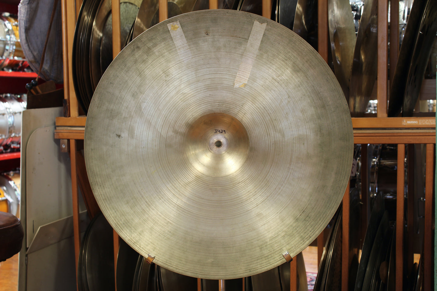 1960s A. Zildjian 22" Ride 3429g