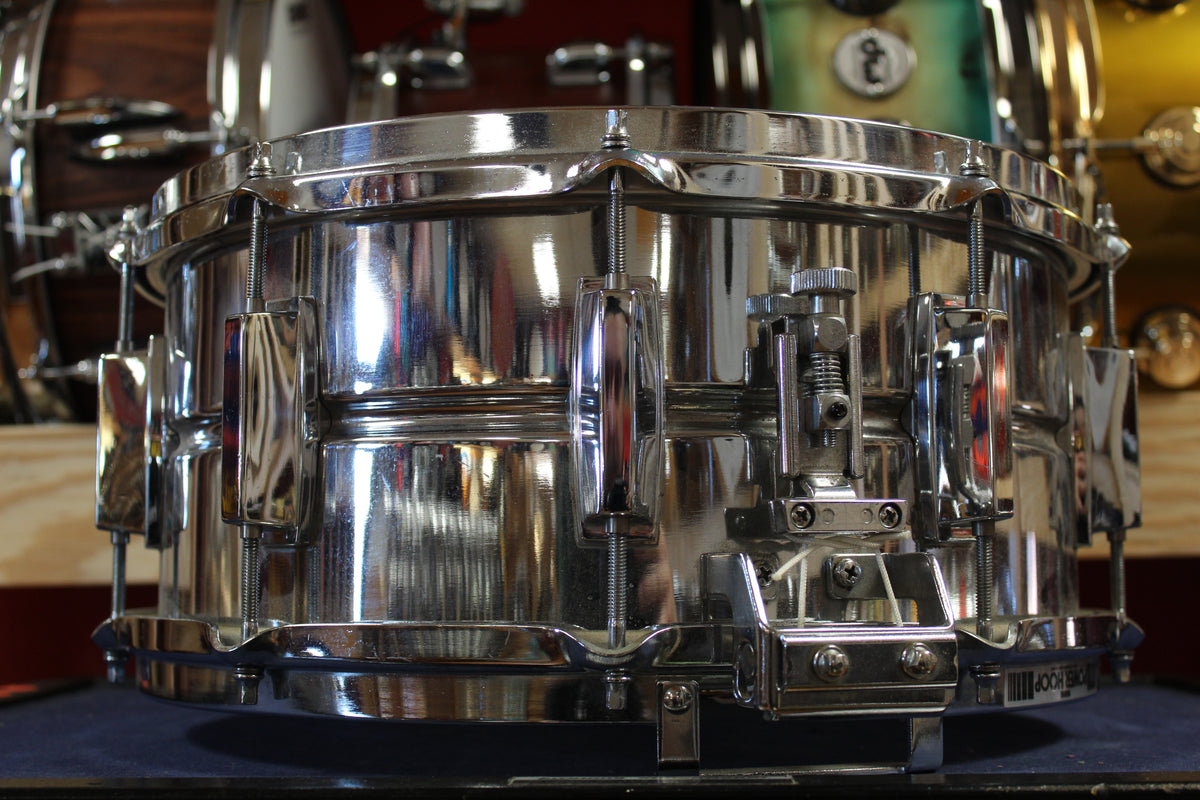1980s Yamaha 6.5x14 SD296 Model Steel Snare Drum