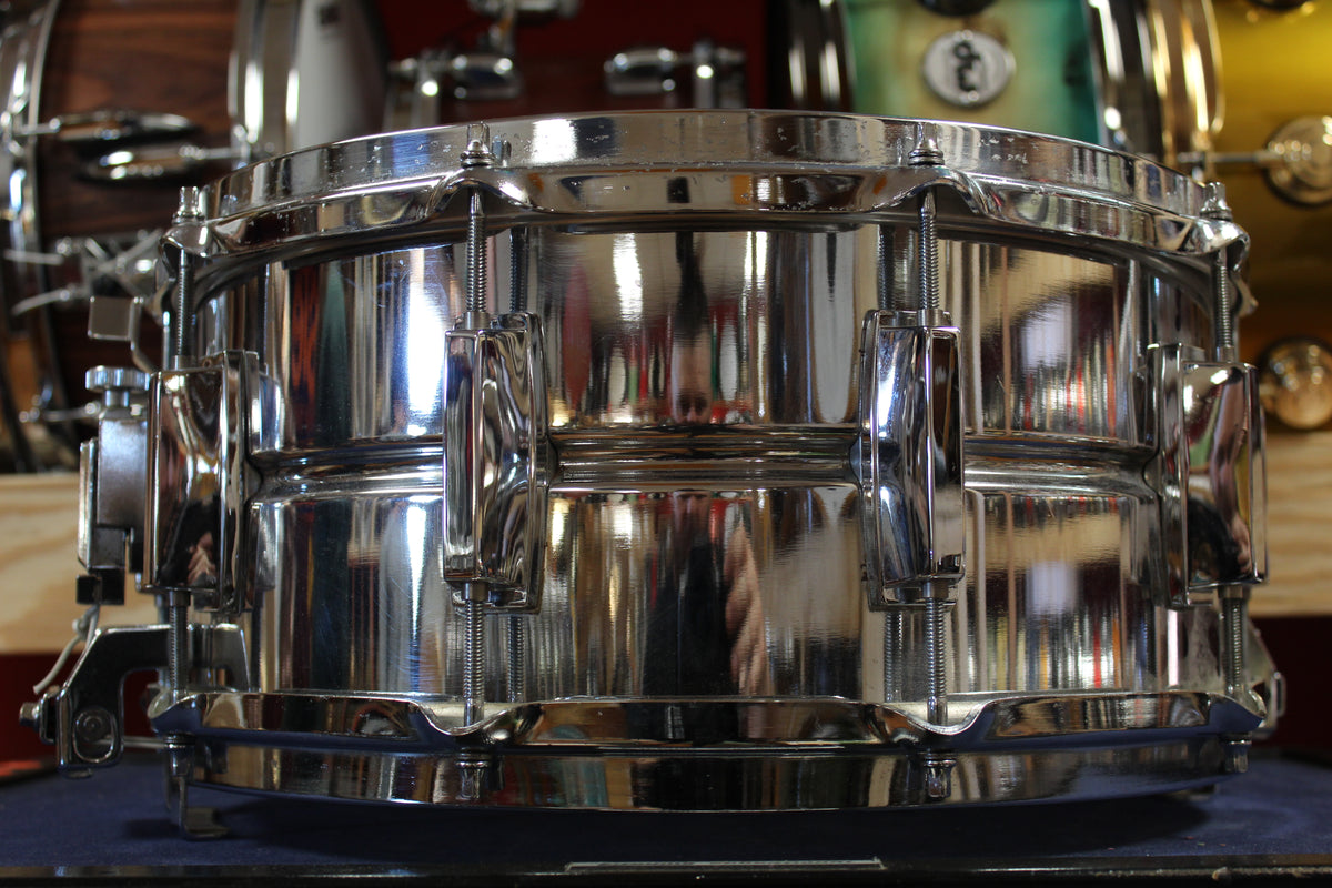1980s Yamaha 6.5x14 SD296 Model Steel Snare Drum