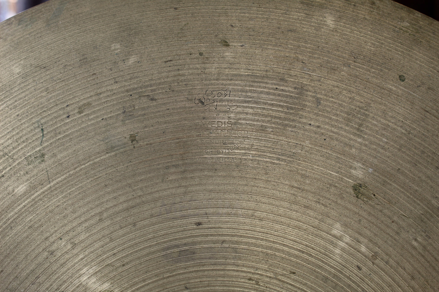 1960s A. Zildjian 20" Medium Ride 2274g