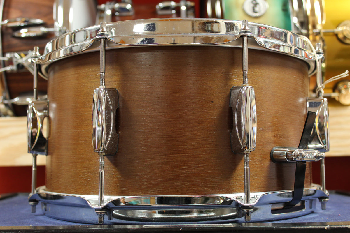 Tama 7x13 Soundworks Kapur Snare Drum in Matte Brown Kapur