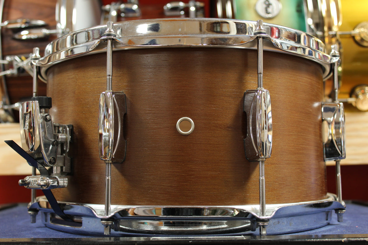 Tama 7x13 Soundworks Kapur Snare Drum in Matte Brown Kapur