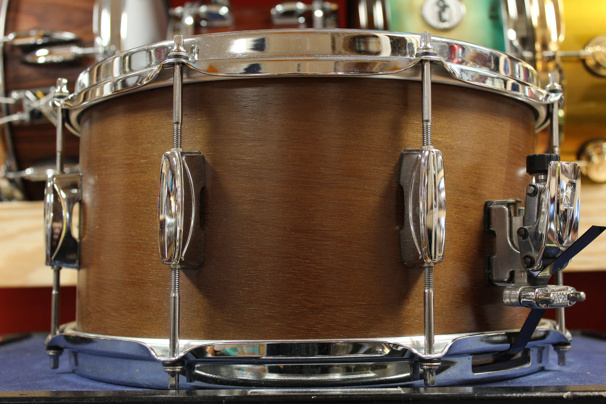 Tama 7x13 Soundworks Kapur Snare Drum in Matte Brown Kapur