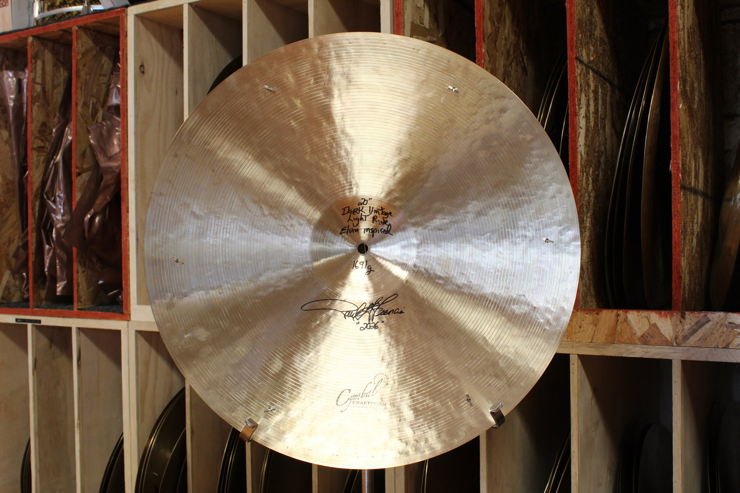 Cymbal Craftsman 20" Elvin-Inspired Dark Vintage Light Ride 1691g