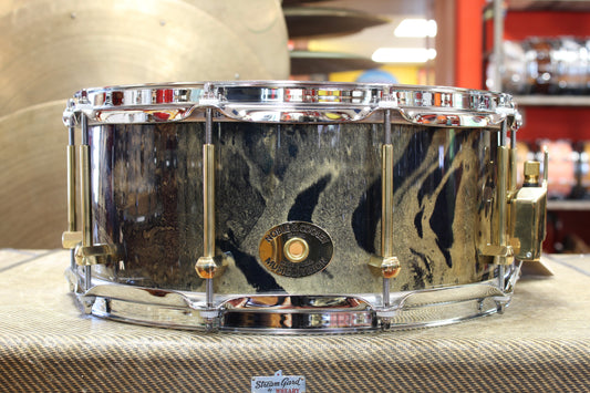 2024 Noble & Cooley SS Maple 6"x14" in Black & Gold Galaxy Lacquer