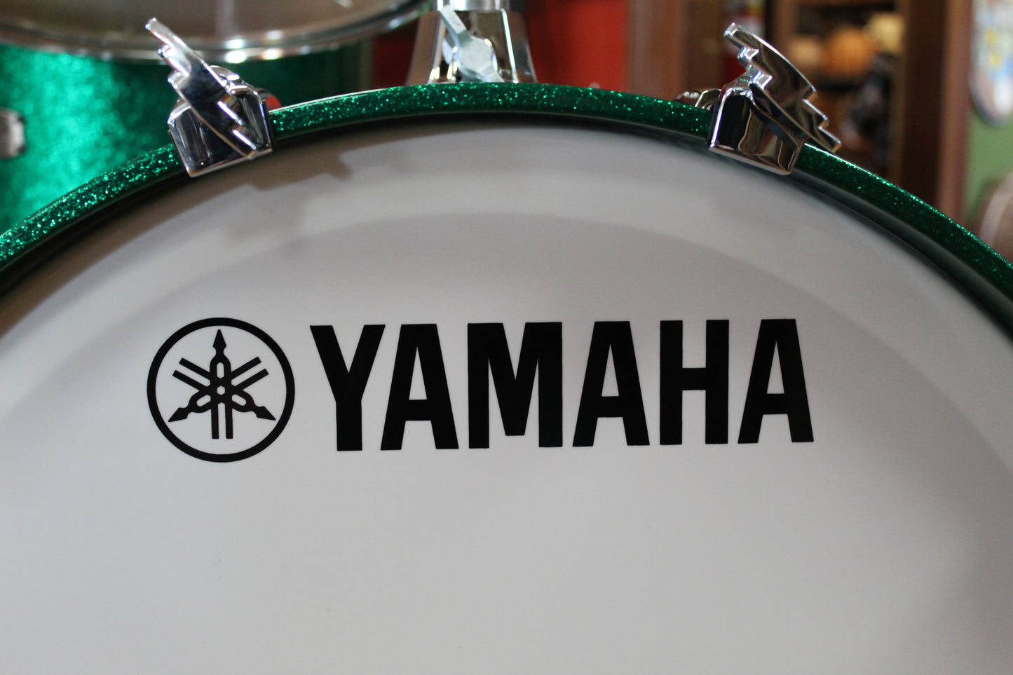 Yamaha Absolute Hybrid Maple 4-piece Shell Pack 20/14/12/10 - Jade Green Sparkle